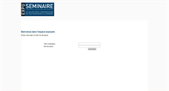 Desktop Screenshot of exposant.seminaire-expo.fr